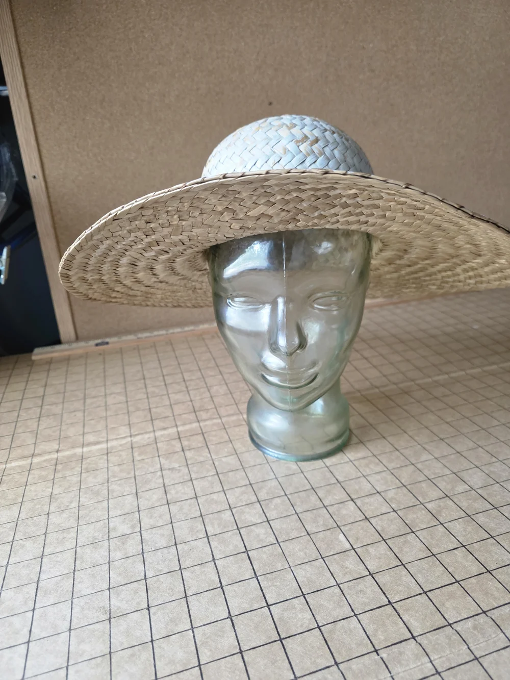 ABO Bravo NWT Hand‑Painted Straw Sun Hat Floral Wide Brim Boho Cottagecore - Picture 4 of 14